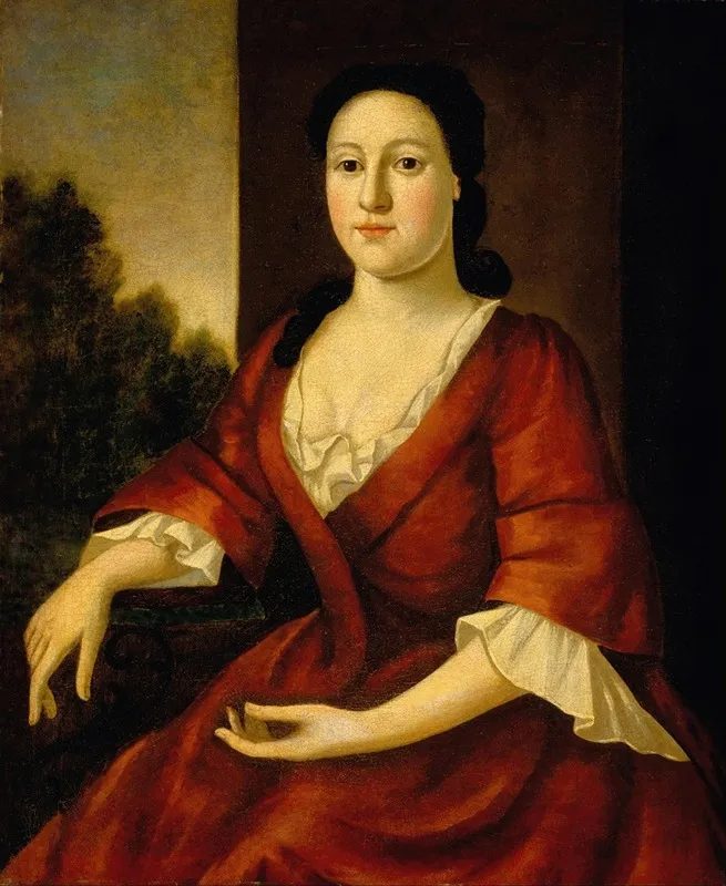 Portrait Of Mrs John Greenleaf Priscilla Brown 1725 1759