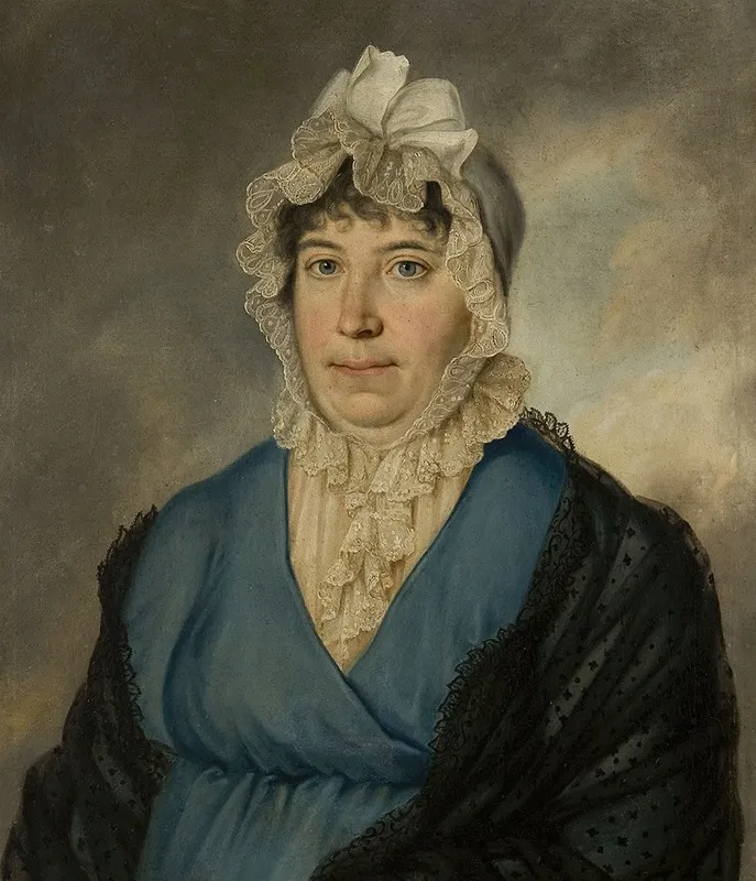 Portrait Of Mrs Luboradzka Wall Art by Maciej Topolski - High-Resolution Digital Print