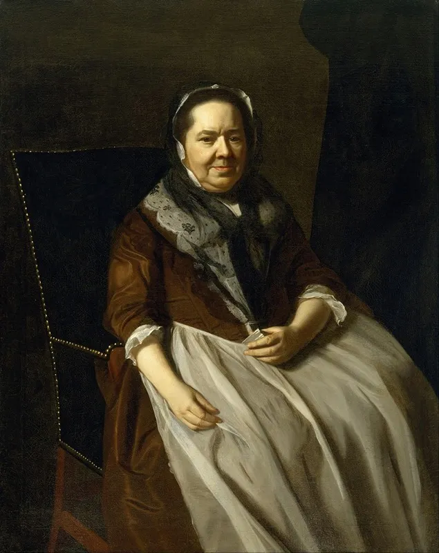 Portrait Of Mrs Paul Richard Wall Art by John Singleton Copley - High-Resolution Digital Print