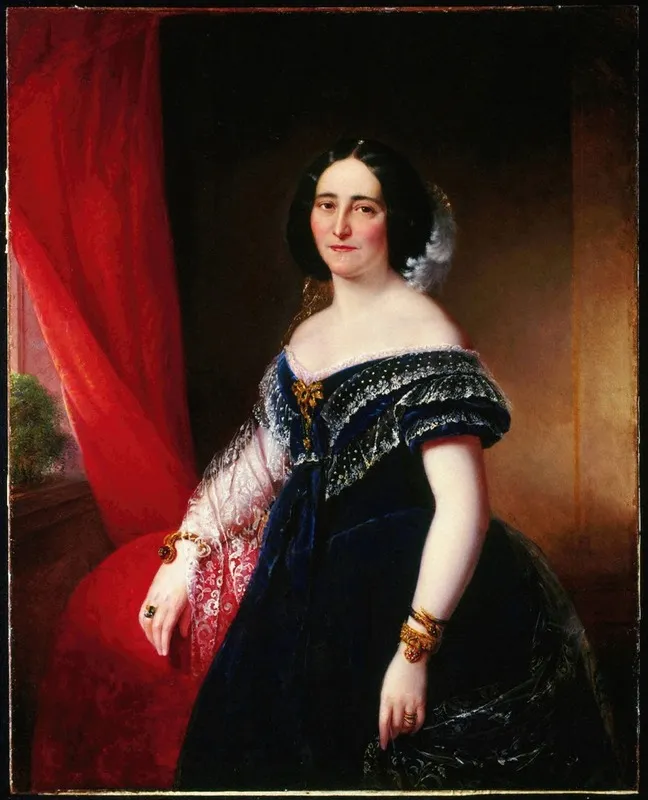 Portrait Of Mrs Quincy Wall Art by Chester Harding - High-Resolution Digital Print
