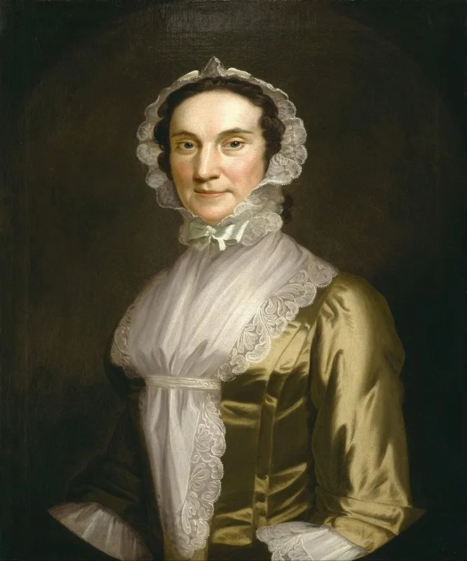 Portrait Of Mrs Richard Nichols Wall Art by John Wollaston the Younger - High-Resolution Digital Print