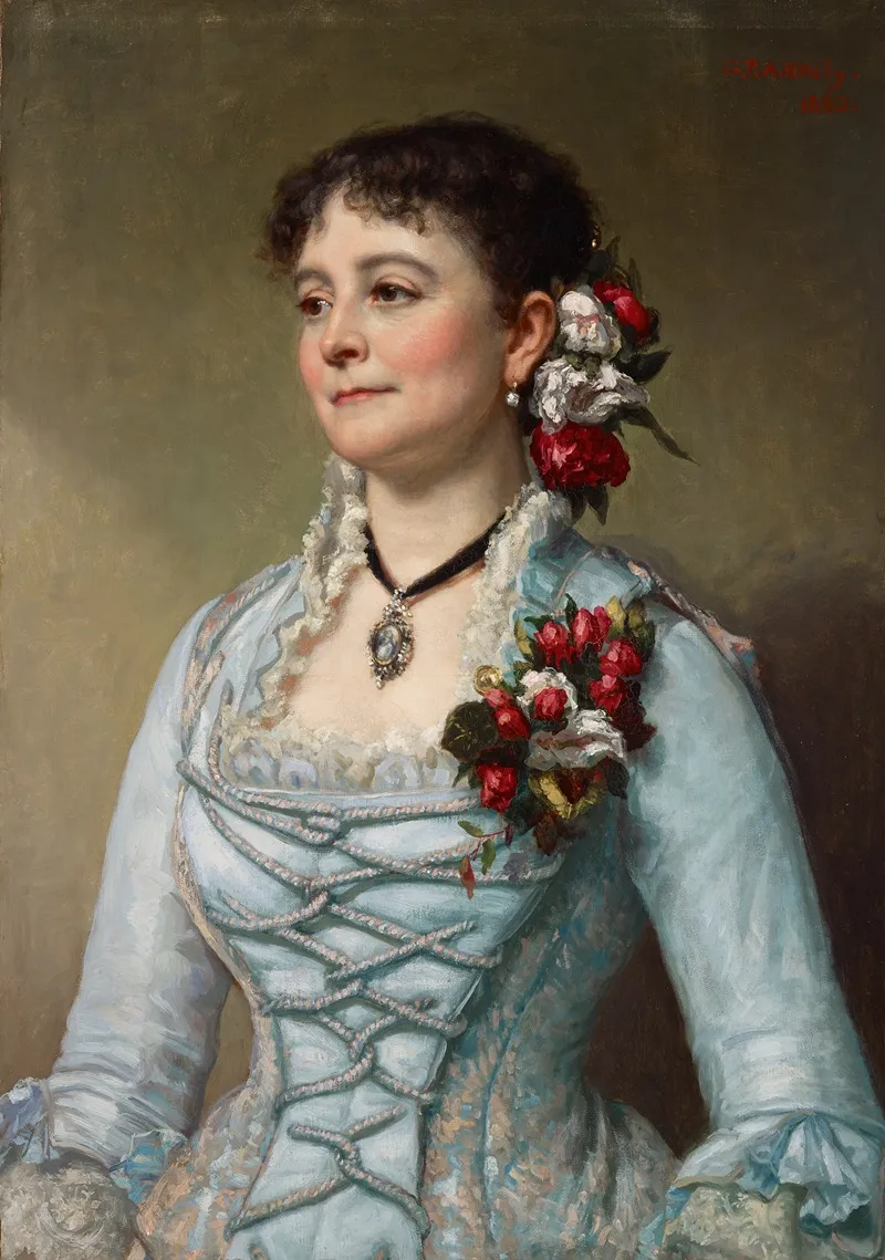 Portrait Of Mrs Richard T Crane Mary Josephine Prentice
