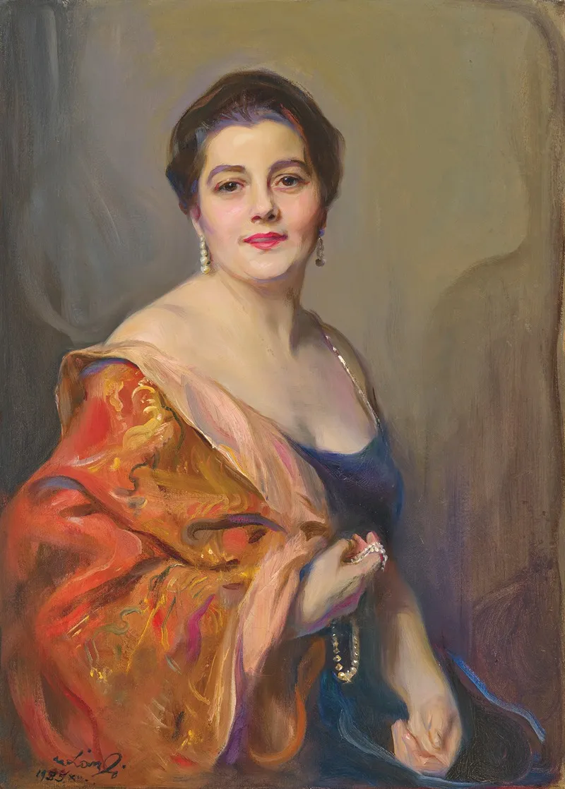 Portrait Of Mrs Robert Celestin Guinness Dickie