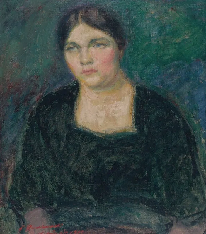 Portrait Of Mrs Rydeng Wall Art by Jalmari Ruokokoski - High-Resolution Digital Print