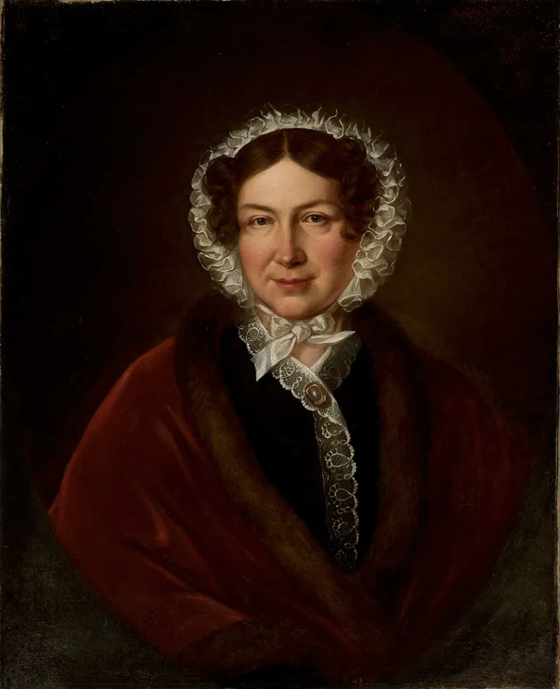 Portrait Of Mrs Slonecka Wall Art by Ksawery Jan Kaniewski - High-Resolution Digital Print