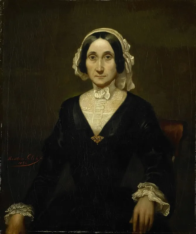 Portrait Of Mrs W J S Van Alphen Baroness Van Reede Van Oudtshoorn