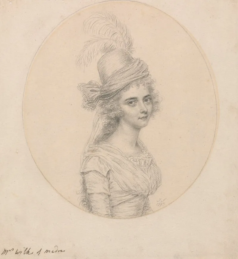 Portrait Of Mrs Wilks Of Madras