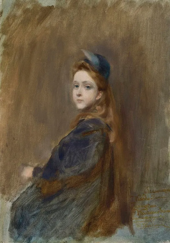 Portrait Of Mrs Z Wall Art by Wacław Pawliszak - High-Resolution Digital Print