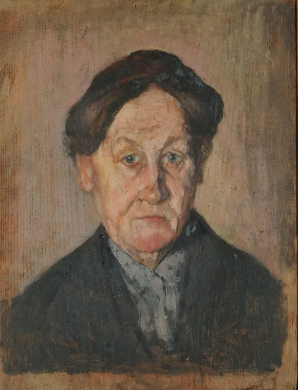 Portrait Of My Mother Wall Art by Walter de Navazio - High-Resolution Digital Print