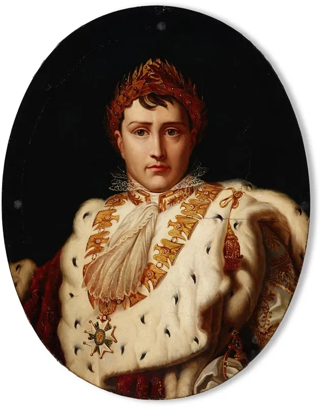 Portrait Of Napoleon Bonaparte 1769 1821 Wall Art by Studio Of François Gérard - High-Resolution Digital Print