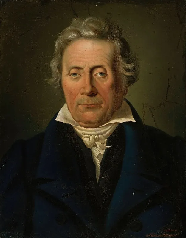 Portrait Of Nicolas Demimuid Wall Art by Piotr Le Brun - High-Resolution Digital Print