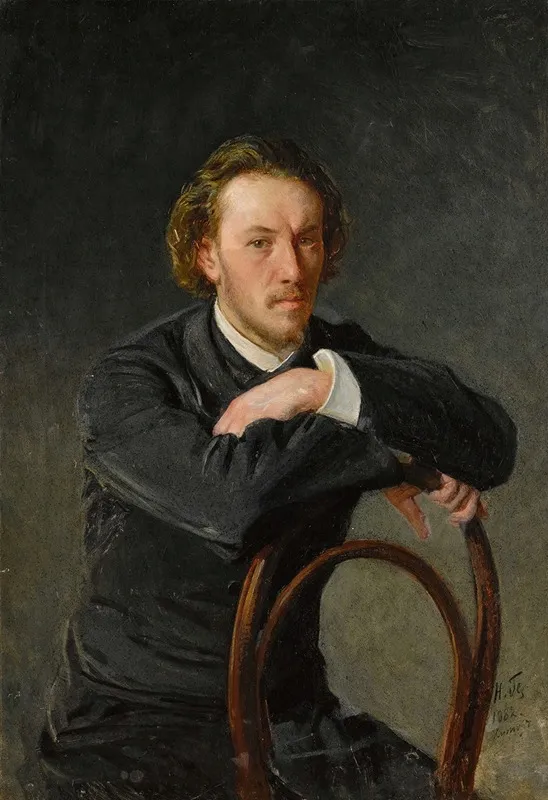 Portrait Of Nikolai The Artists Son Wall Art by Nikolai Nikolaevich Ge - High-Resolution Digital Print