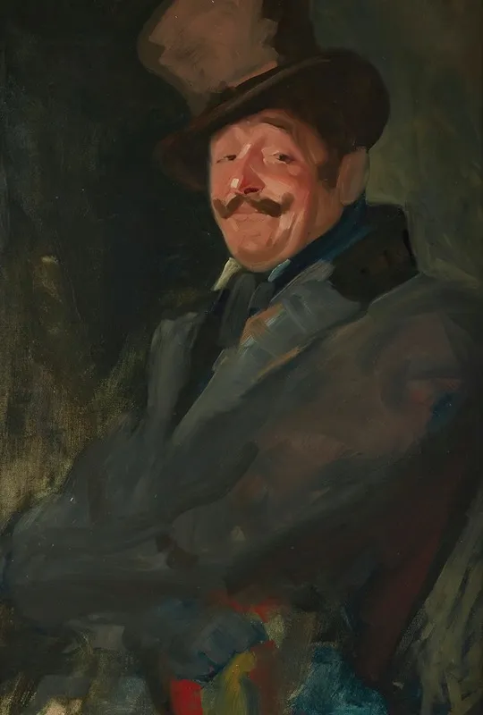 Portrait Of Otis Skinner As Colonel Philippe Brideau Study