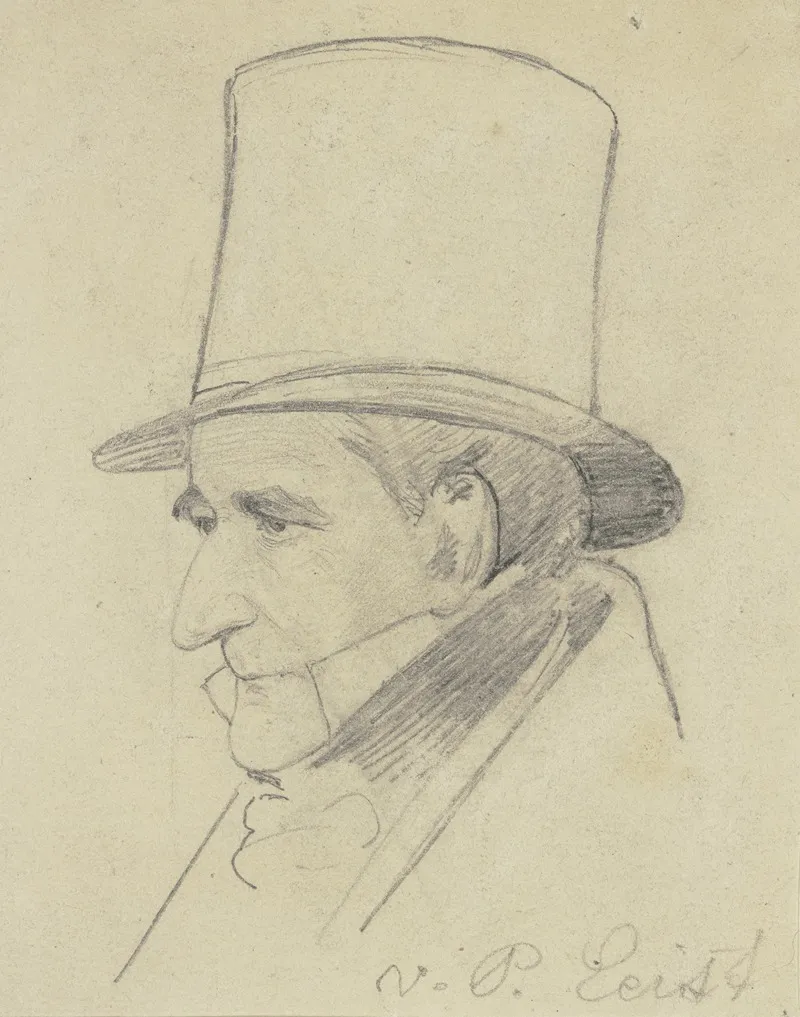 Portrait Of P Leist Wall Art by Carl Hoff - High-Resolution Digital Print