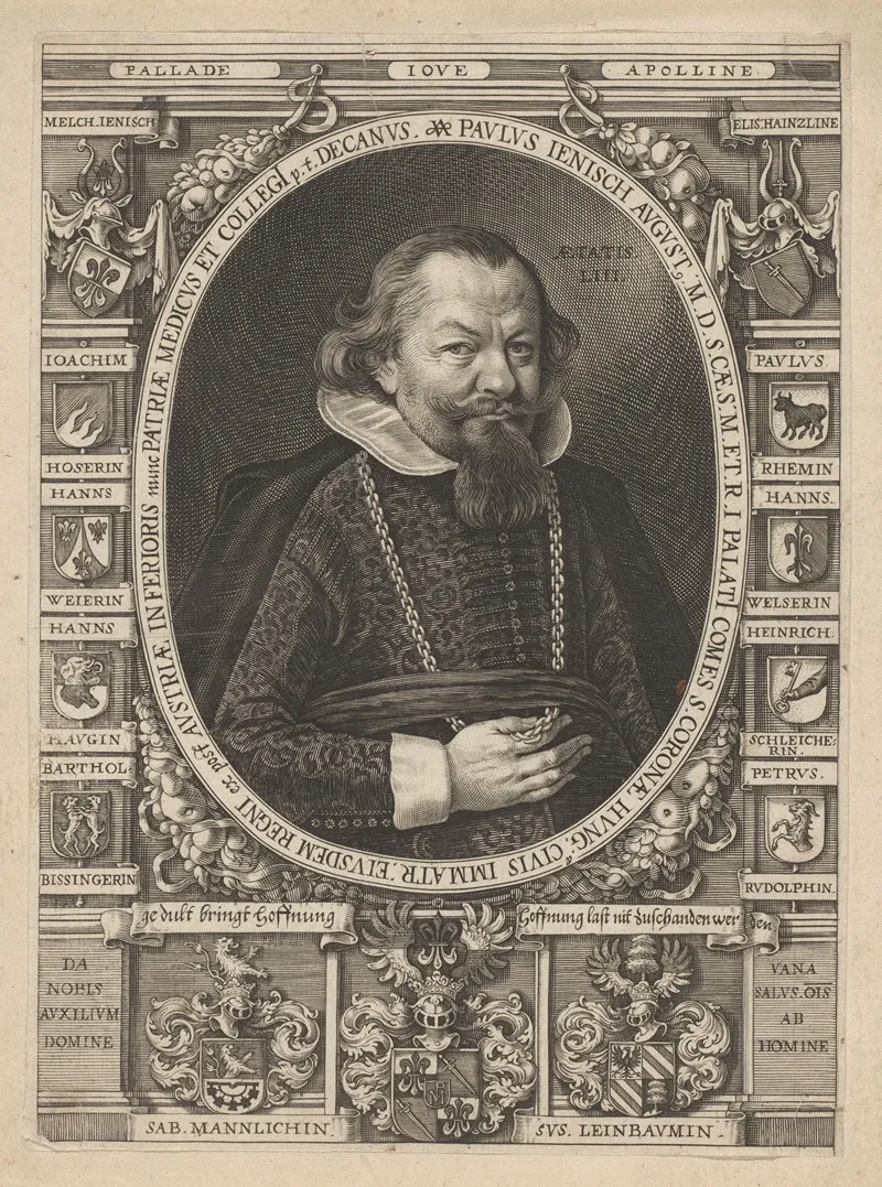 Portrait Of Paul Jenisch At The Age Of 53