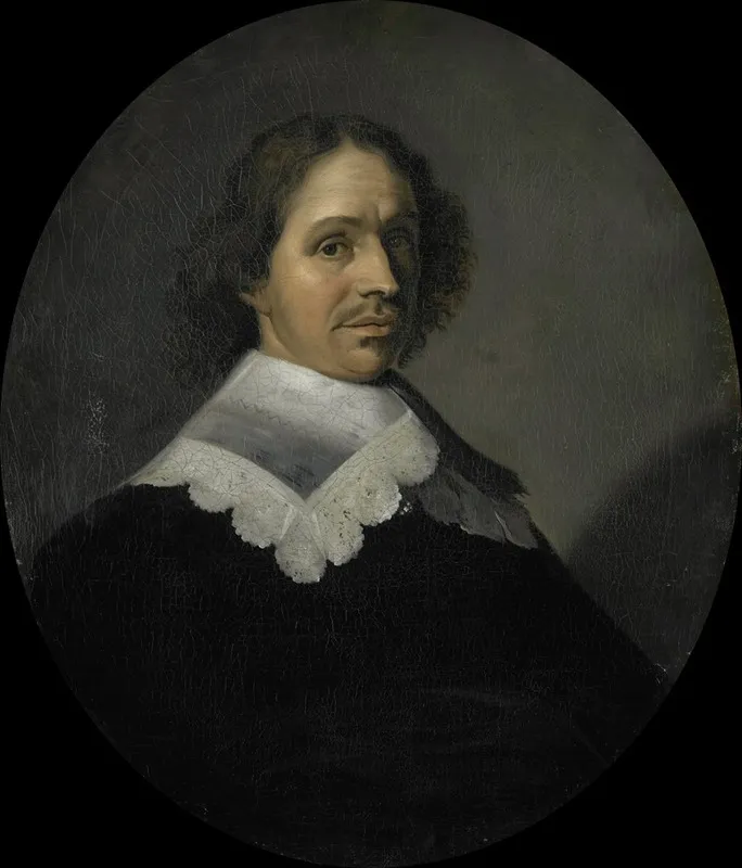 Portrait Of Paulus Verschuur Served Seven Terms As Burgomaster Of Rotterdam And Also Director Of The Rotterdam Chamber Of The East India Company Elected 1651 Wall Art by Pieter Van Der Werff - High-Resolution Digital Print