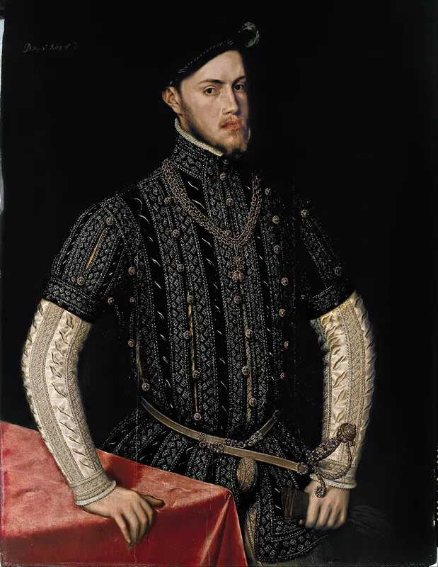 Portrait Of Philip Ii Wall Art by Antonis Mor - High-Resolution Digital Print