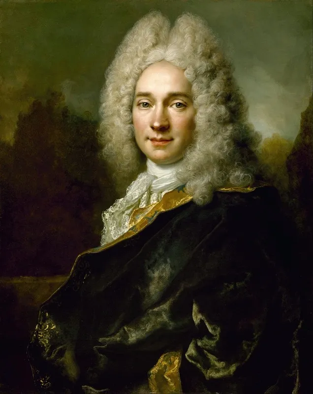 Portrait Of Pierre Cadeau De Mongazon Wall Art by Nicolas de Largillière - High-Resolution Digital Print