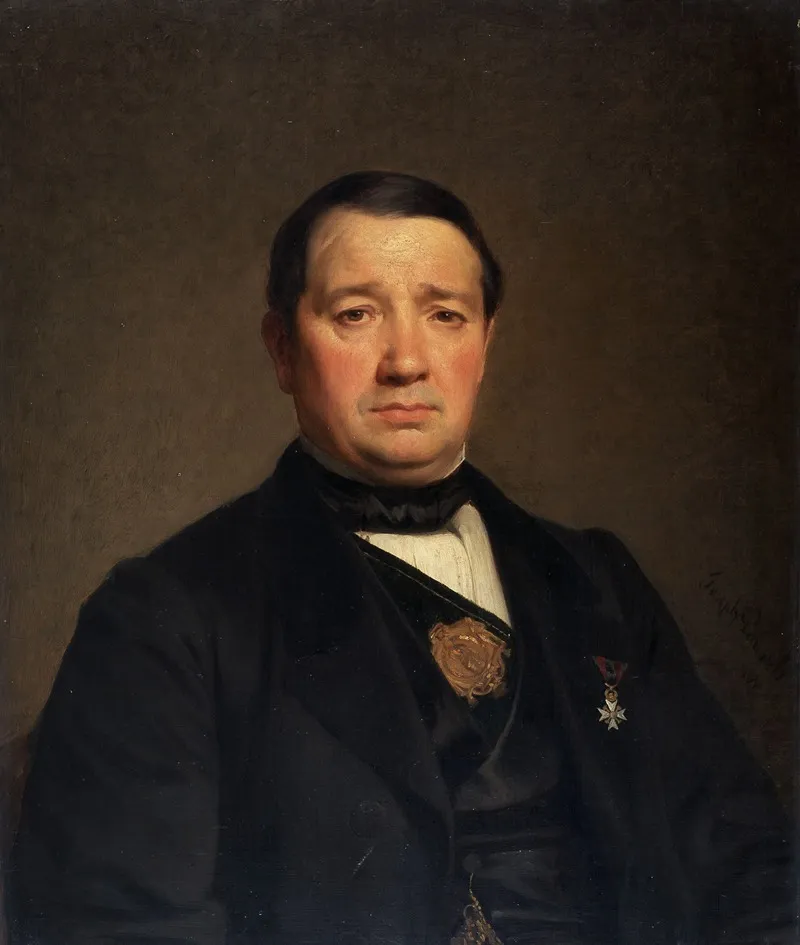 Portrait Of Pierre Doelje Wall Art by Joseph Pauwels - High-Resolution Digital Print