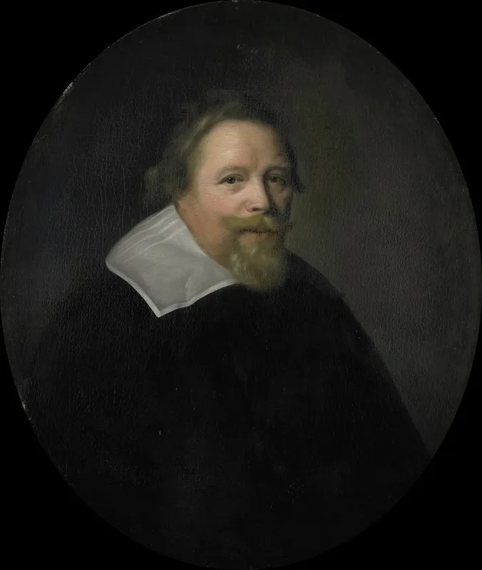 Portrait Of Pieter Sonmans Director Of The Rotterdam Chamber Of The Dutch East India Company Elected 1631 Wall Art by Pieter Van Der Werff - High-Resolution Digital Print