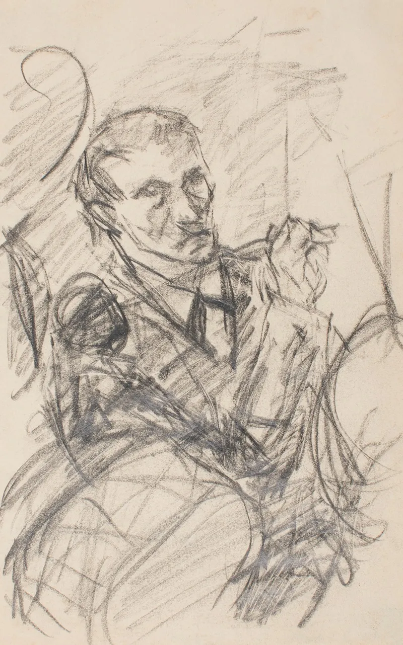 Portrait Of Piper The Publisher Wall Art by Max Beckmann - High-Resolution Digital Print