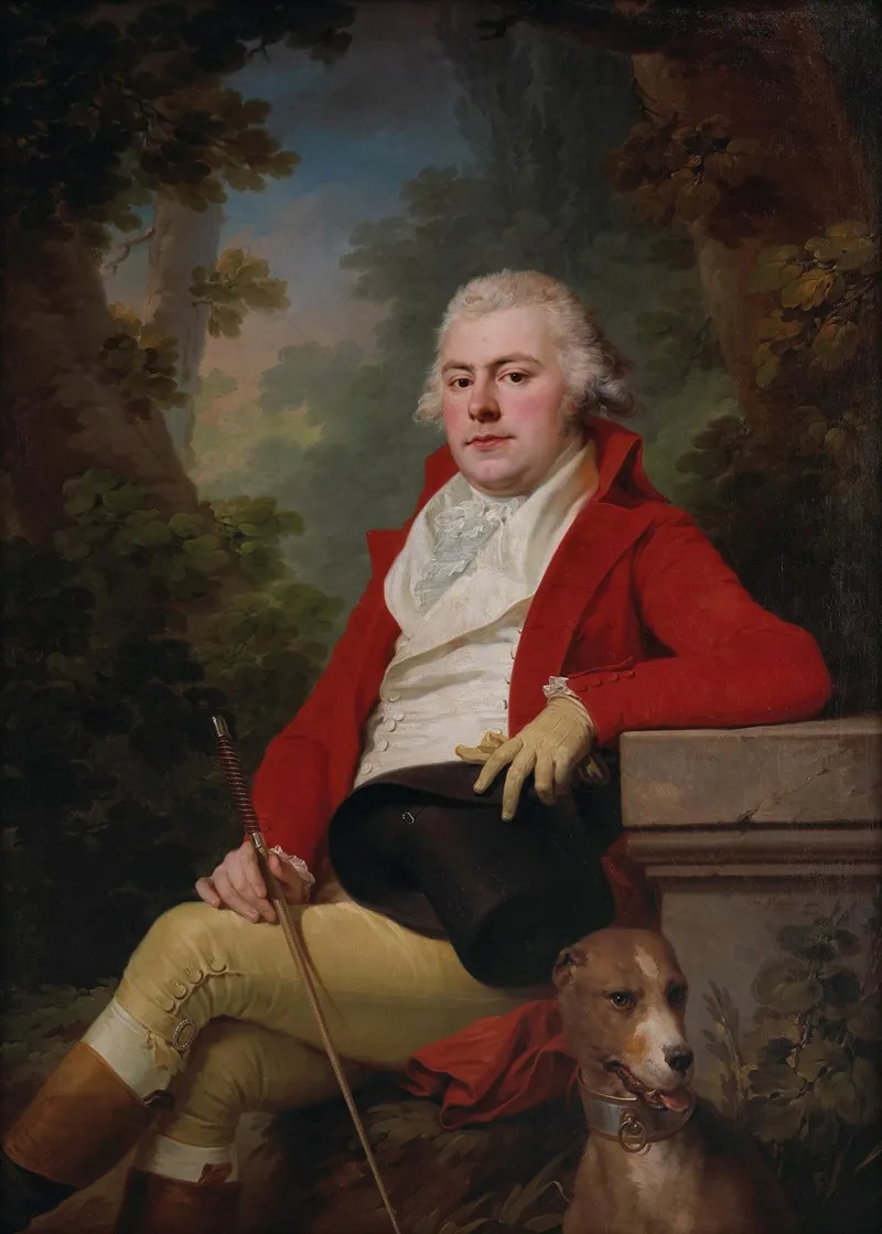 Portrait Of Prince Alexis Andreevitch Galitzine 1767 1800 Wall Art by Josef Kreutzinger - High-Resolution Digital Print