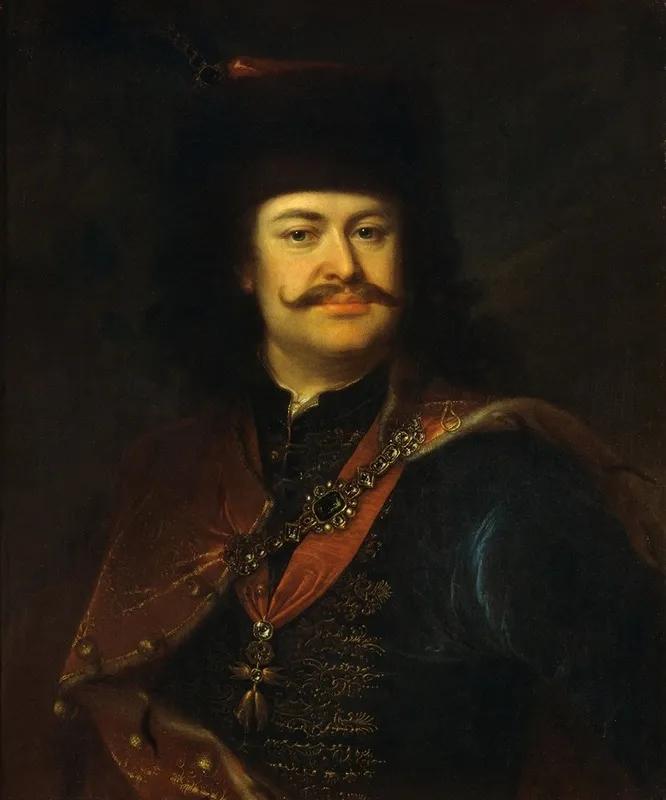 Portrait Of Prince Ferenc Rakoczi Ii Wall Art by Ádam Mányoki - High-Resolution Digital Print