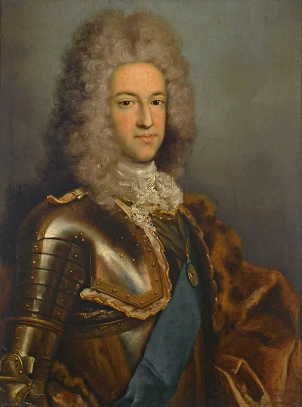 Portrait Of Prince James Edward Stuart The Old Pretender Wall Art by Antonio David - High-Resolution Digital Print