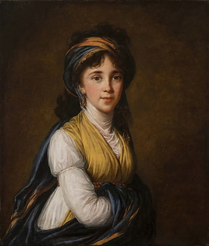 Portrait Of Princess Belozersky Wall Art by Elisabeth Louise Vigée Le Brun - High-Resolution Digital Print