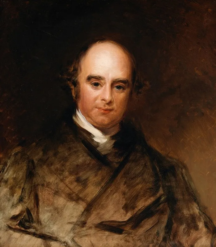 Portrait Of Professor J H Todd 1805 1869 Author And Antiquary Wall Art by Stephen Catterson Smith - High-Resolution Digital Print