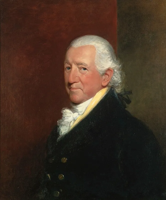 Portrait Of Ralph Winstanley Wood Esq Of Pierrepont Place Frensham Wall Art by Gilbert Stuart - High-Resolution Digital Print