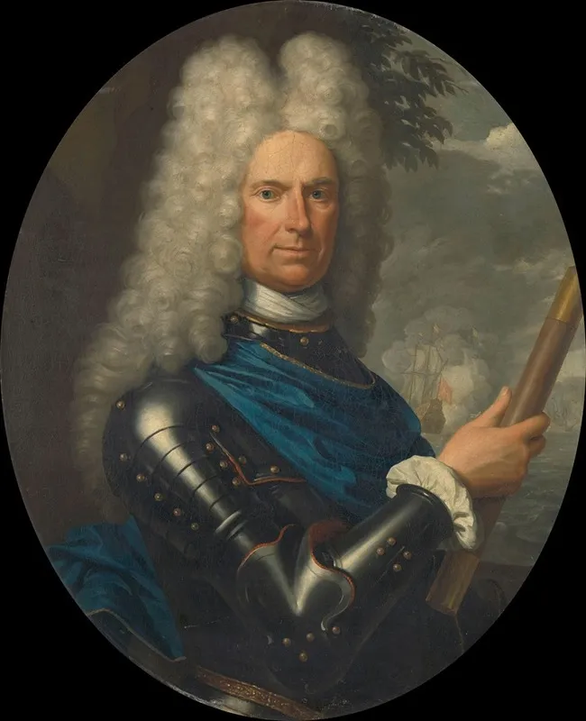 Portrait Of Rear Admiral Arent Van Buren Wall Art by Krzysztof Lubieniecki - High-Resolution Digital Print