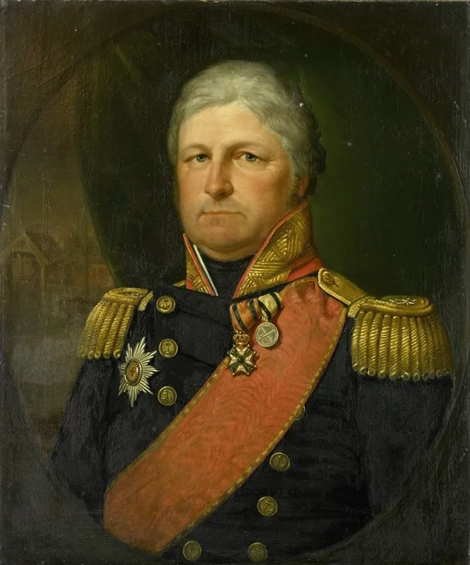 Portrait Of Rear Admiral Job Seaburne May Wall Art by Jan Willem May - High-Resolution Digital Print