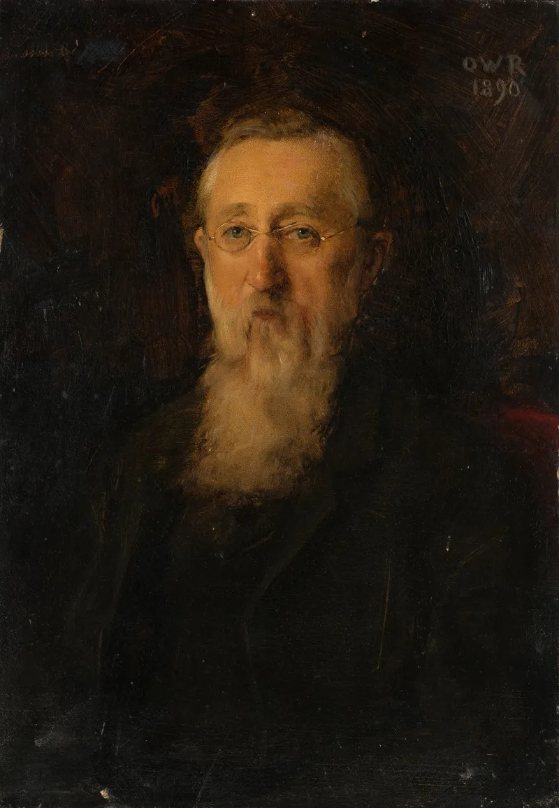 Portrait Of Reinhard Roederstein Father Of The Painter