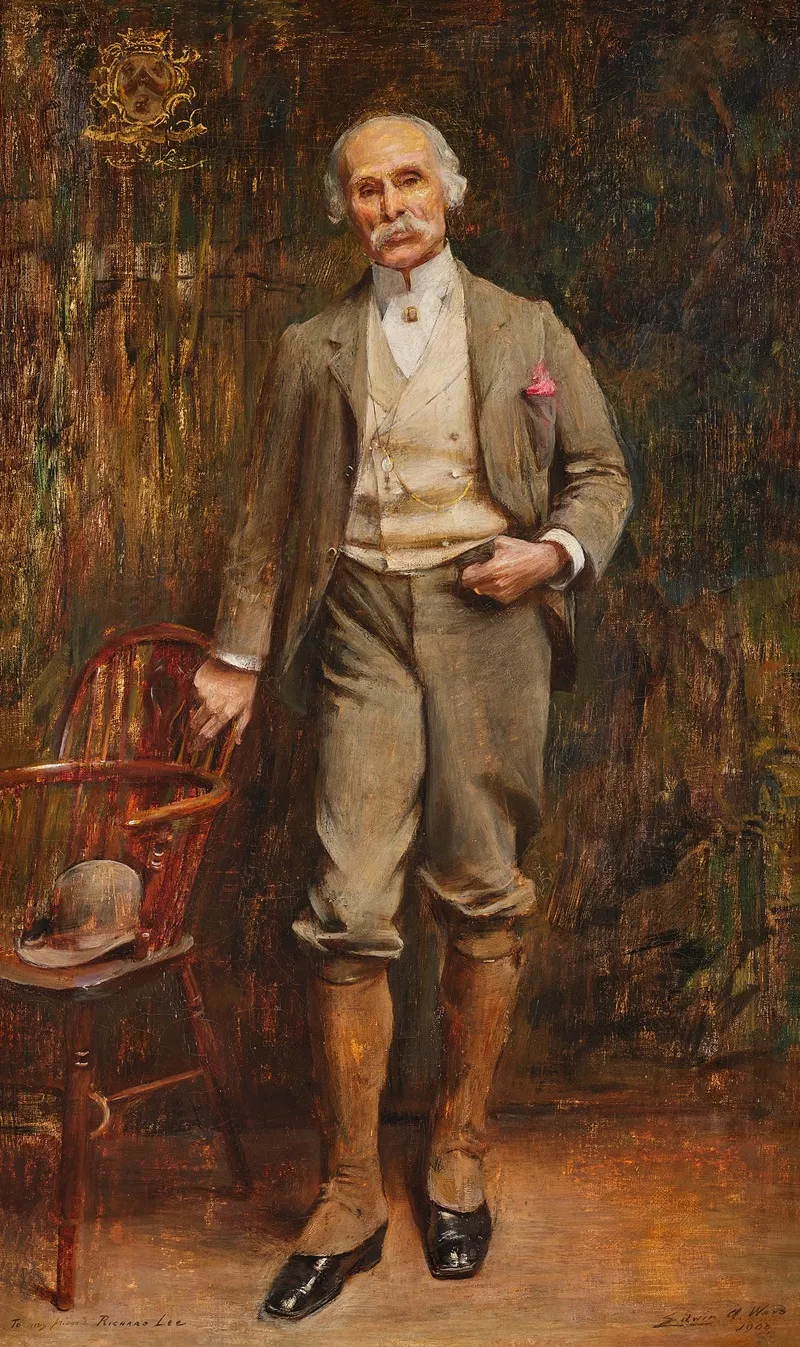 Portrait Of Richard Lee Wall Art by Edwin Arthur Ward - High-Resolution Digital Print