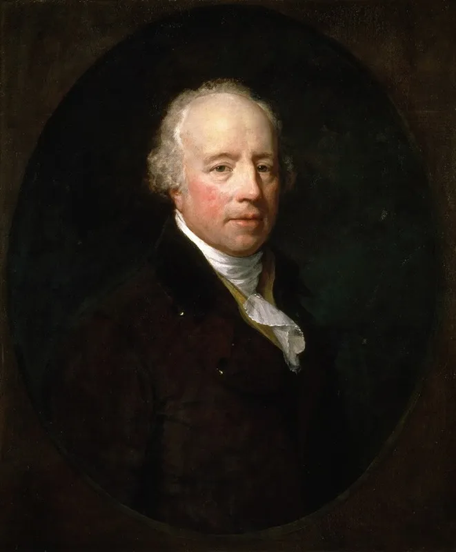 Portrait Of Richard Lovell Edgeworth 1744 1817 Wall Art by Hugh Douglas Hamilton - High-Resolution Digital Print