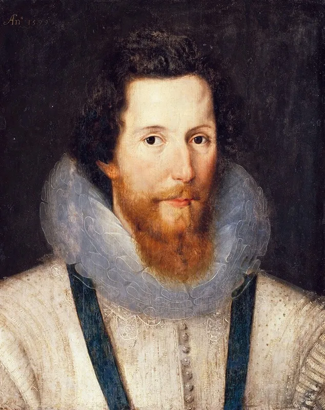 Portrait Of Robert Devereuxsecond Earl Of Essex Wall Art by Marcus Gheeraerts the Younger - High-Resolution Digital Print