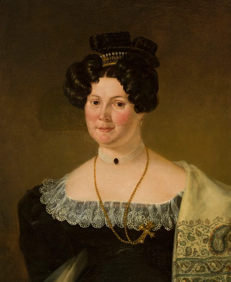 Portrait Of Sara Catarine Lorentz Wall Art by Pehr Berggren - High-Resolution Digital Print