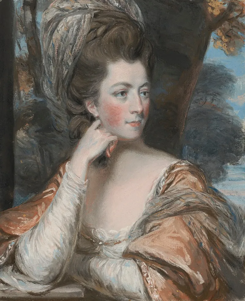 Portrait Of Sarah Fane Countess Of Westmorland Nee Sarah Anne Child 1763 1793 Wall Art by Daniel Gardner - High-Resolution Digital Print