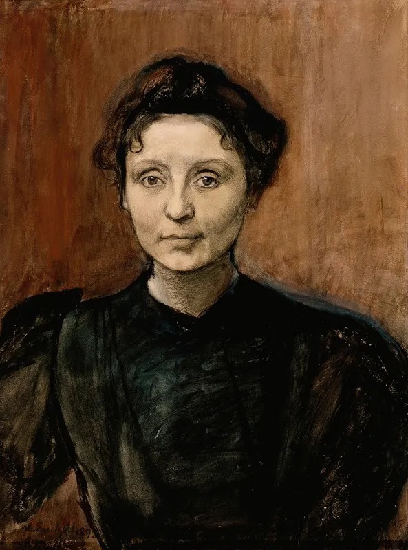 Portrait Of Sculptor Madeleine Jouvray