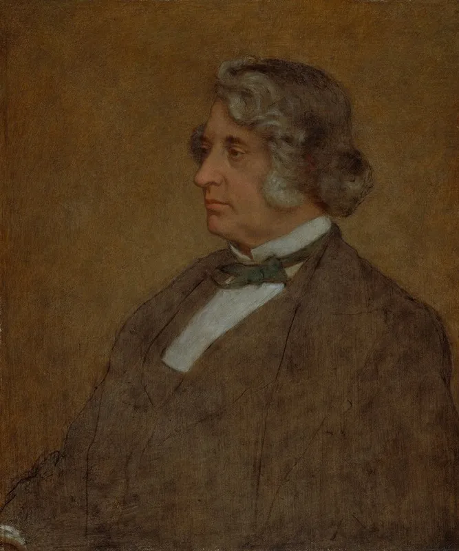 Portrait Of Senator Charles Sumner