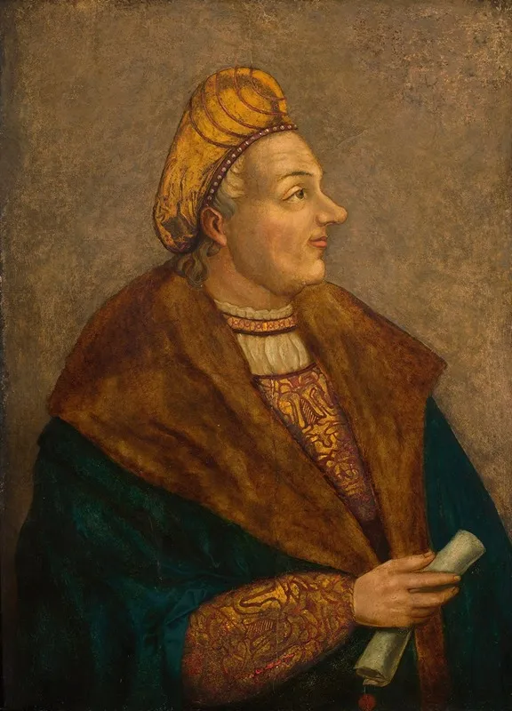 Portrait Of Sigismund I The Old 1467 1548 King Of Poland Wall Art by Hans Dürer - High-Resolution Digital Print