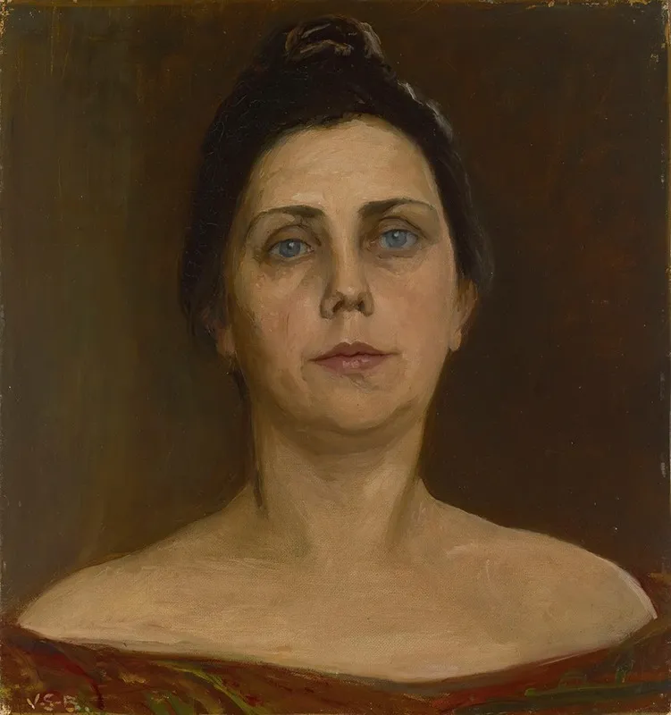 Portrait Of Sigrid Af Forselles Wall Art by Venny Soldan-Brofeldt - High-Resolution Digital Print
