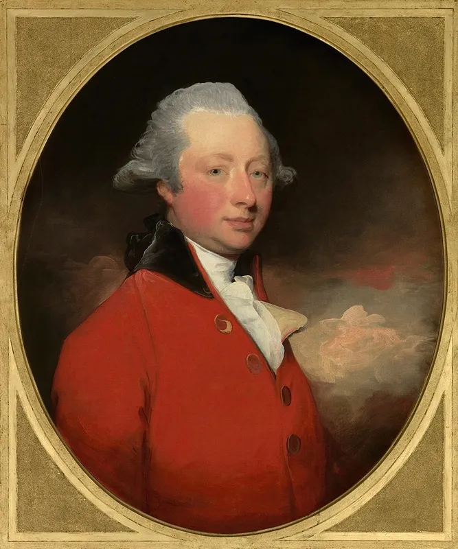 Portrait Of Sir William Molesworth 6th Bt 1758 1798 Wall Art by Gilbert Stuart - High-Resolution Digital Print