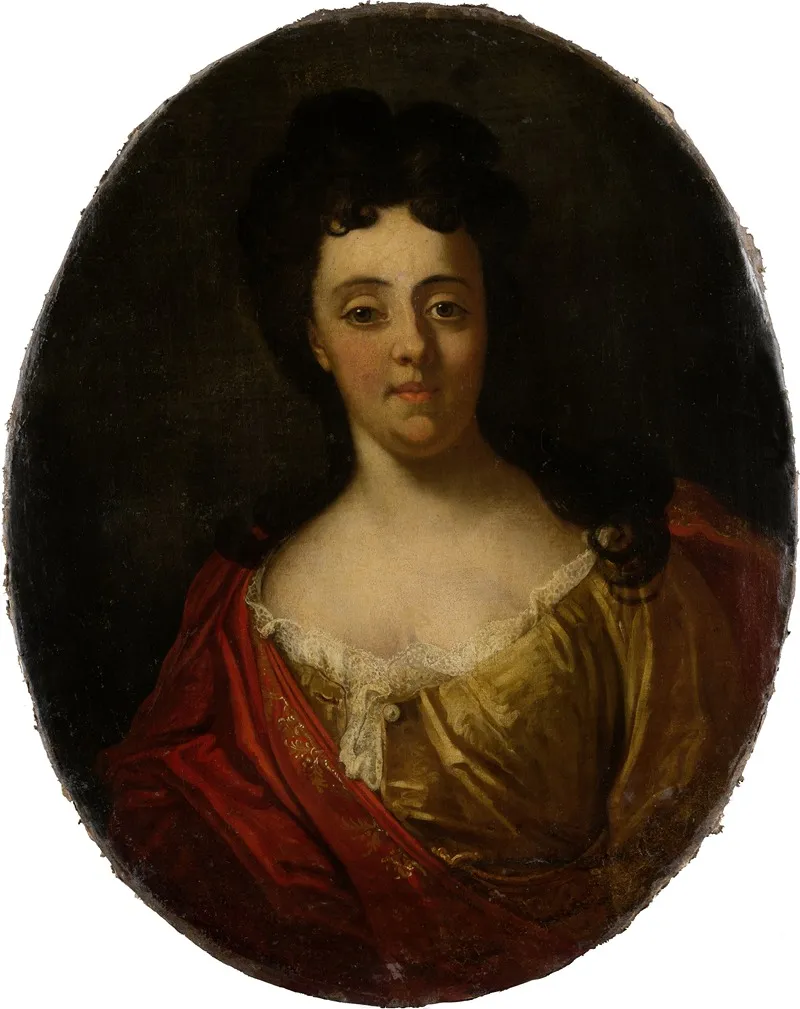 Portrait Of Sophia Magdalena Von Holzhausen Wall Art by David Leclerc - High-Resolution Digital Print