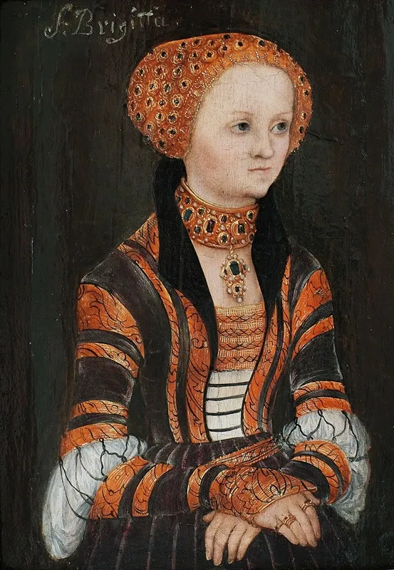 Portrait Of St Bridget Of Sweden
