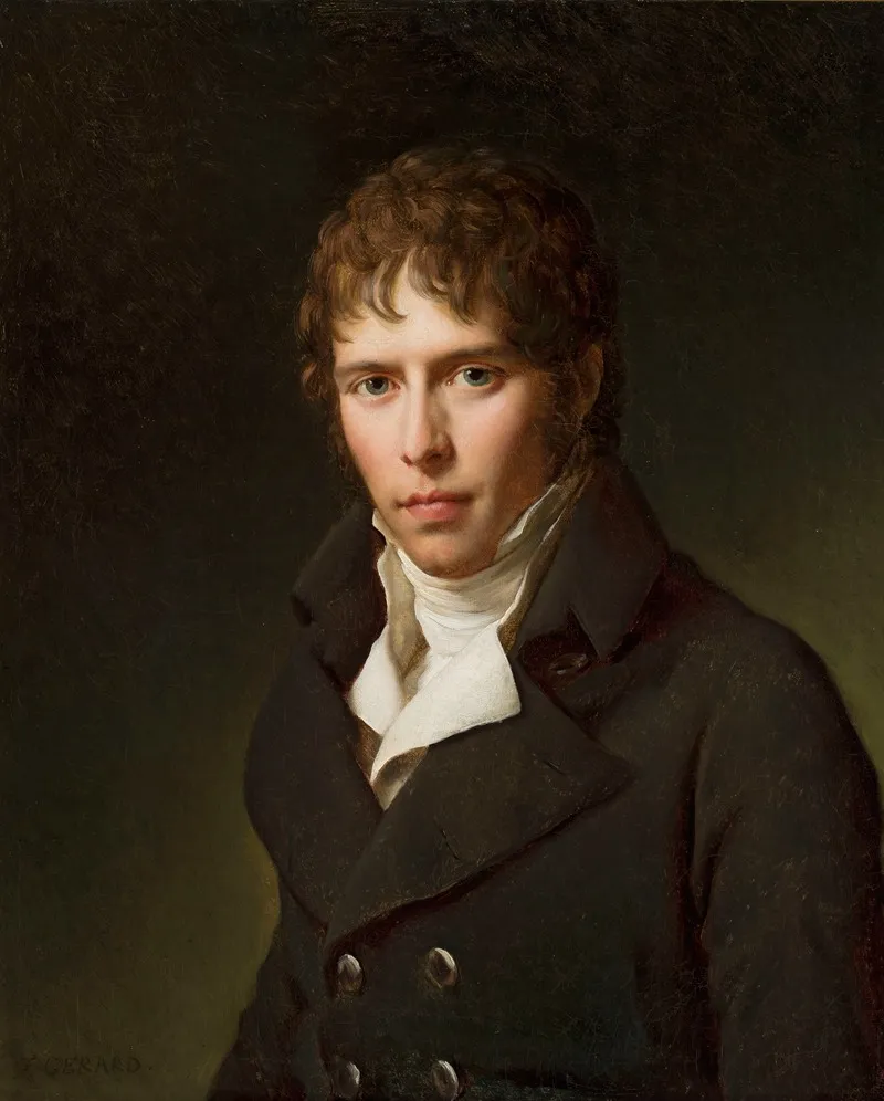Portrait Of Stanislaw Mniszek Wall Art by François Gérard - High-Resolution Digital Print