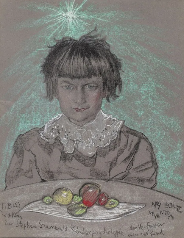 Portrait Of Stefan Szuman As A Child