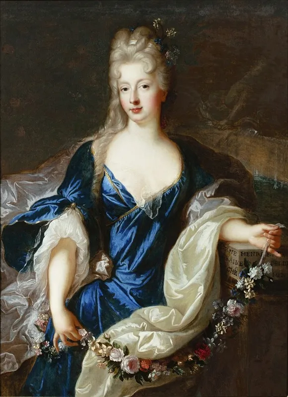 Portrait Of Suzanne Henriette De Lorraine Elbeuf Duchesse De Mantoue Gonzague 1686 1710