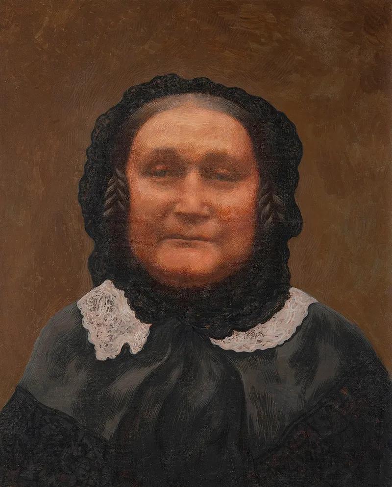 Portrait Of Teodora Pilsudska Nee Butler Grandmother Of Marshal Jozef Pilsudski